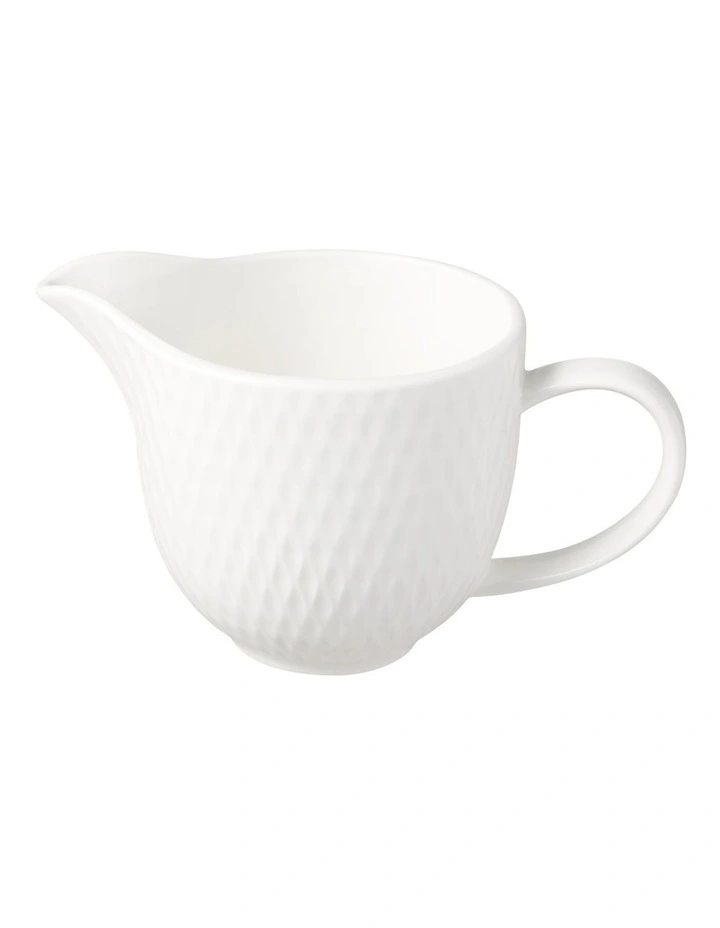 White Basics Diamonds Creamer 190ml Gift Boxed in White image 2
