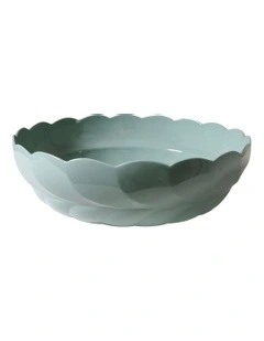 French Bazaar Salad Bowl 28 x 8.5cm in Gum Leaf