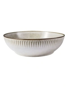 Leros Coupe Serving Bowl 27x7.5cm in Mocha