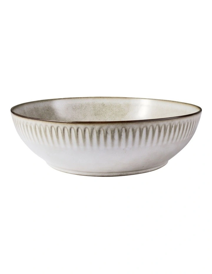 Leros Coupe Serving Bowl 27x7.5cm in Mocha image 1