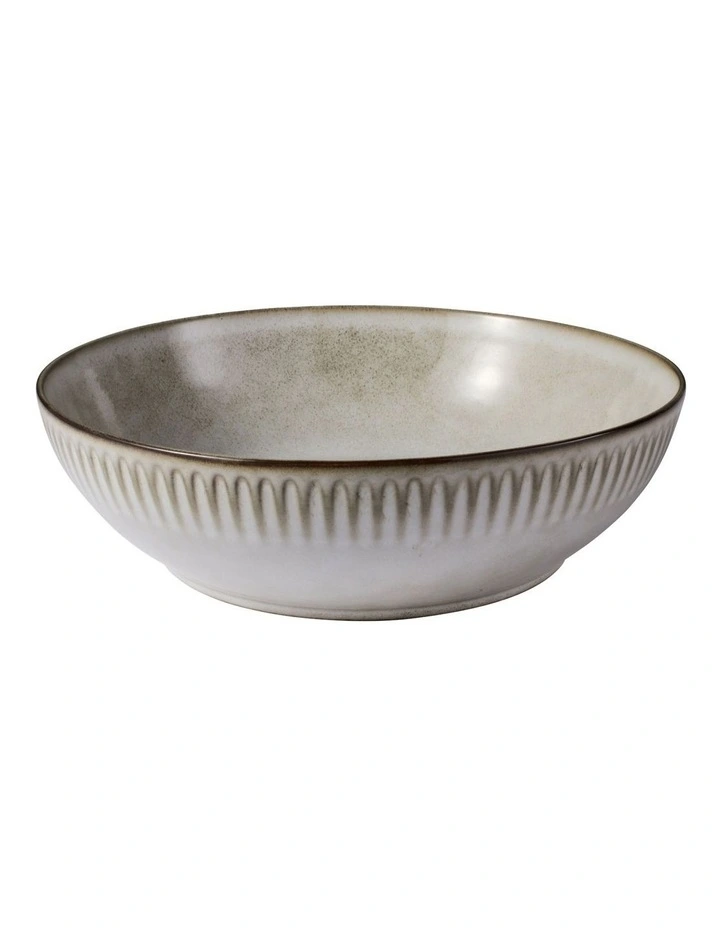 Leros Coupe Serving Bowl 27x7.5cm in Mocha image 2