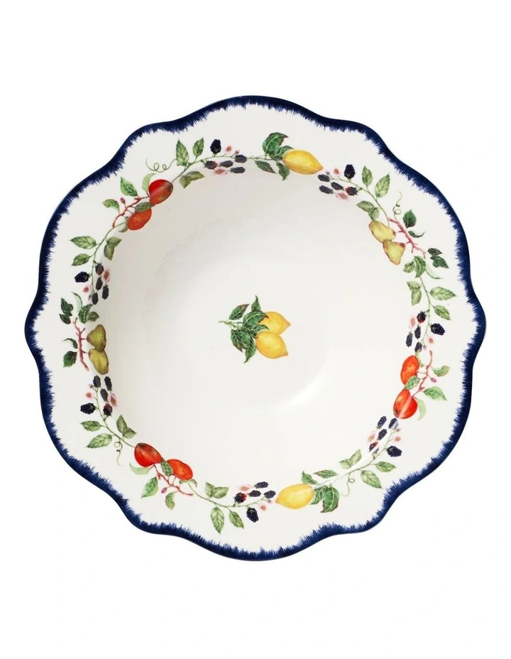 Frutta Scallop Serving Bowl 29x8cm in Multi image 2