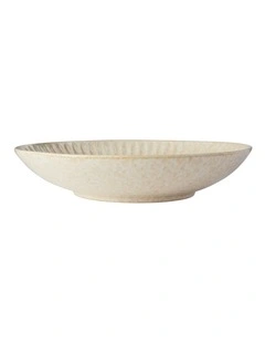 Il Mare Round Embossed Serving Bowl 28x6cm Sand
