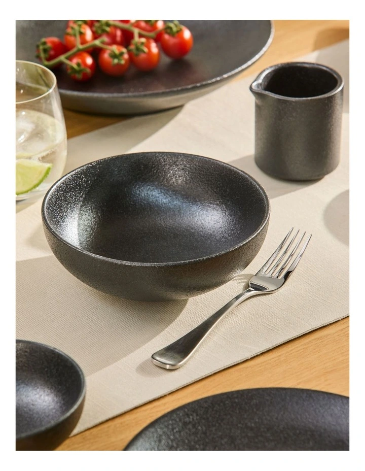 Caviar Serving Bowl 30cm in Black image 2