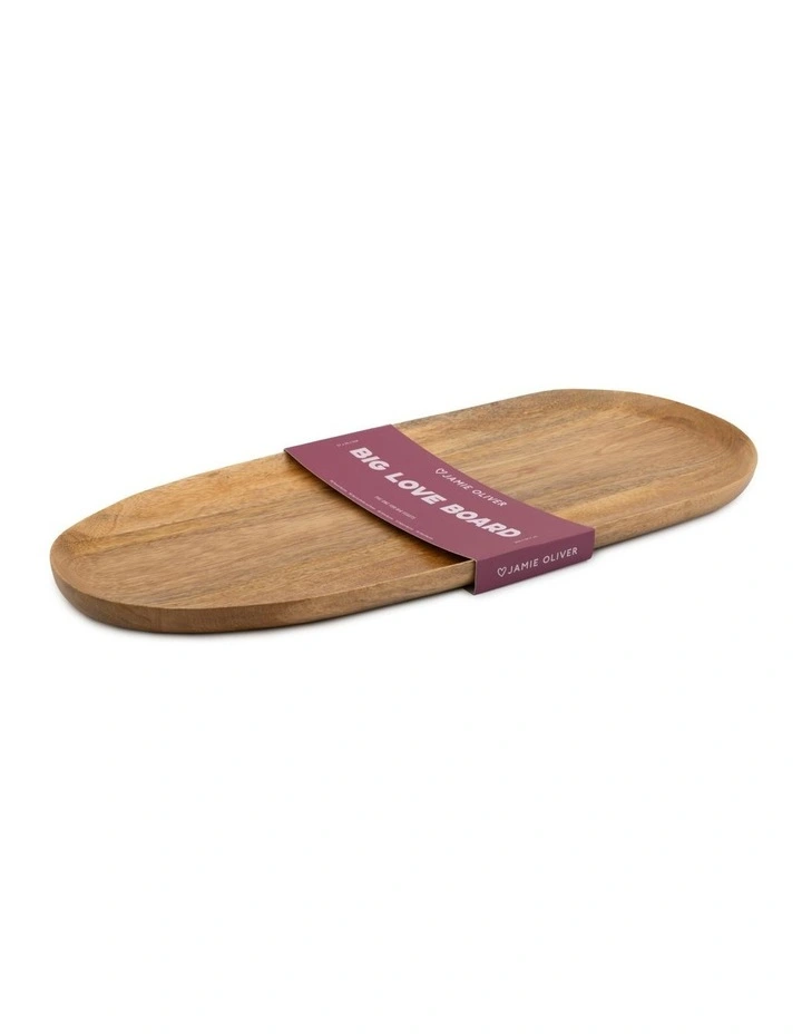 Big Love Serving Board 57 X 25cm in Brown image 6