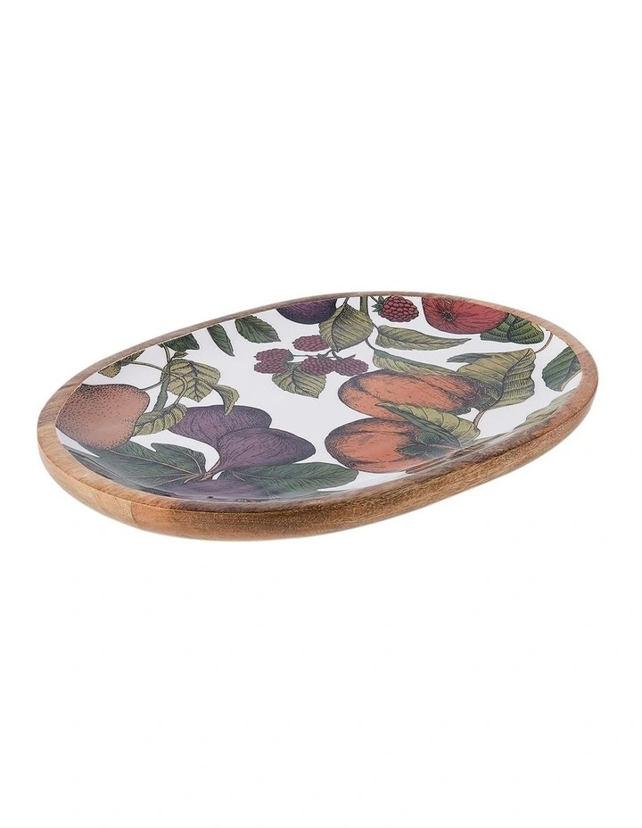 Orchard Oval Platter 40x28x2.5cm in Multi image 1