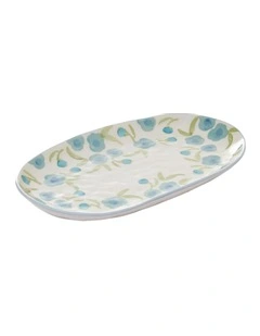 Lillian Platter 26.5x16x2cm in Blue