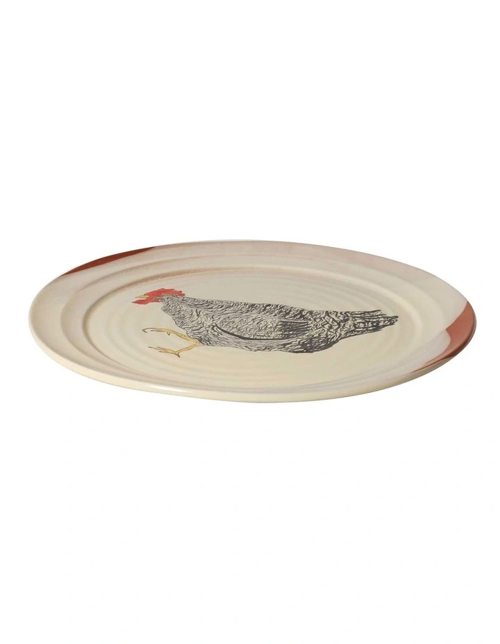 Emogen's Chickens Mabel Platter 20cm in Multi image 3