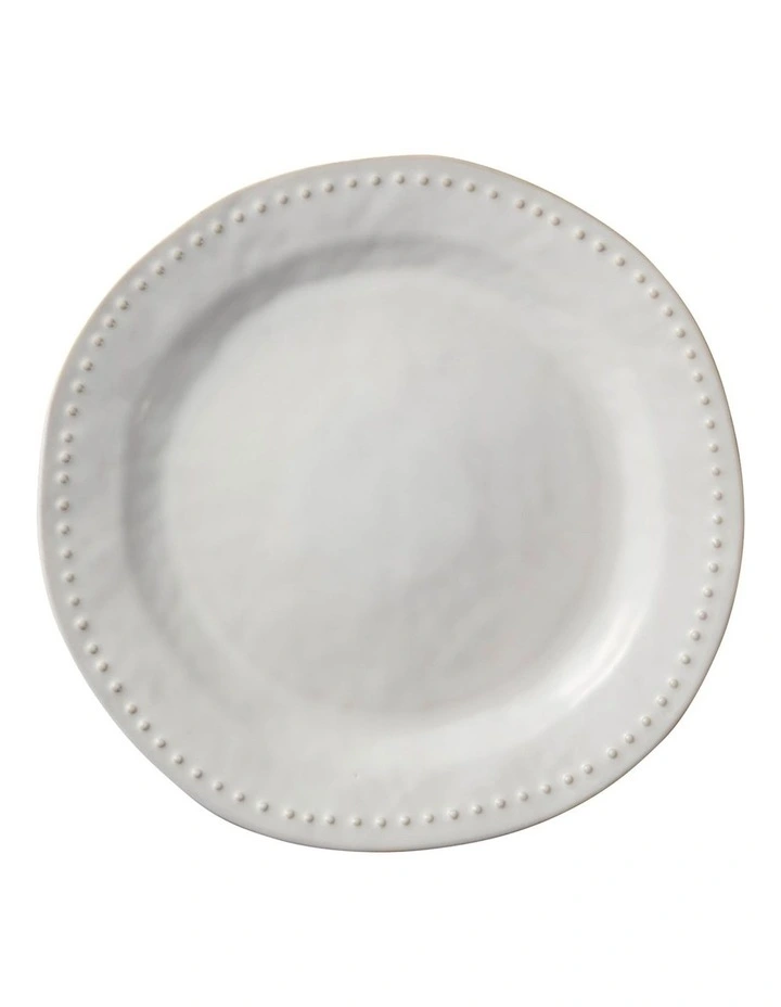 Punto Round Rim Platter 32.5cm in Ecru image 1