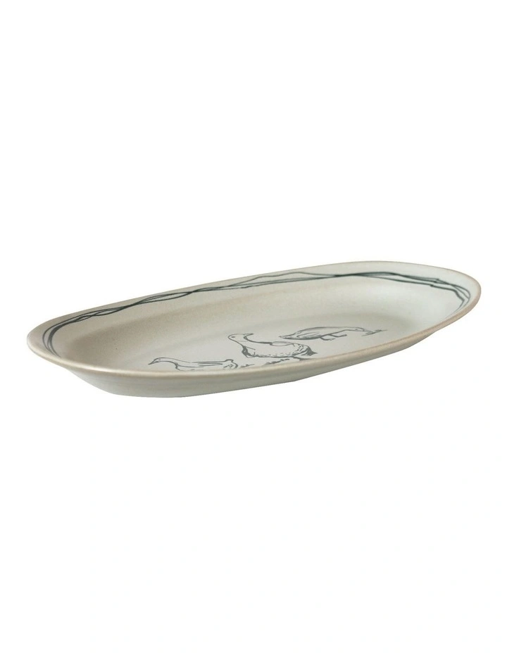 Birds Of A Feather Oval Platter image 1