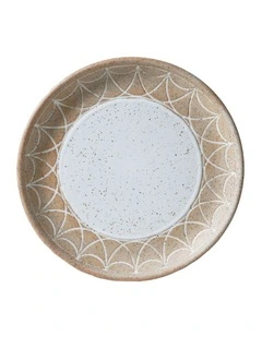 Natural Entertainer Plate 17cm Set Of 3 in Multi
