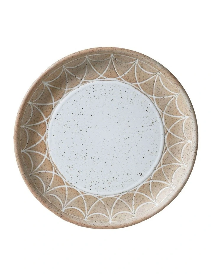 Natural Entertainer Plate 17cm Set Of 3 in Multi image 1