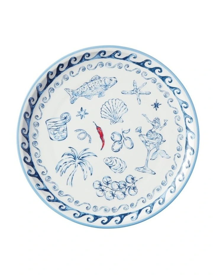 Aperitivo Club Sirena Coupe Platter 33cm Gift Boxed image 1