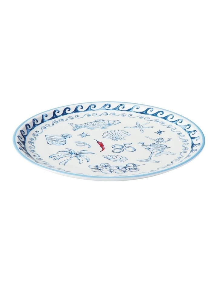 Aperitivo Club Sirena Coupe Platter 33cm Gift Boxed image 2