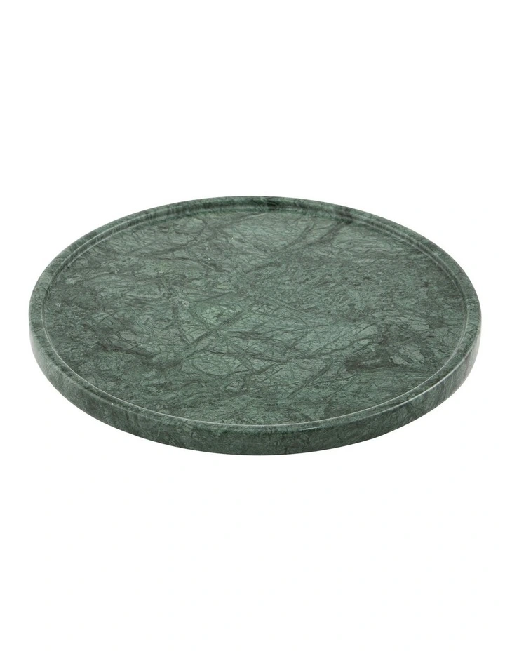 Kira Green Round Platter image 1
