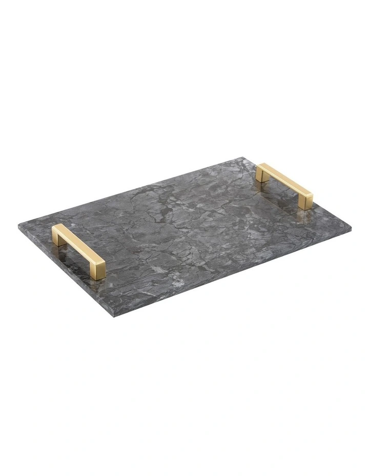 Kira Grey Serving Tray image 1
