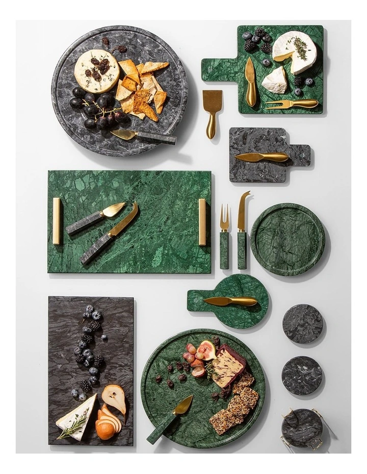 Kira Green Small Round Decor Tray image 2