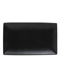 Caviar Rectangle Platter 27.5x16cm in Black