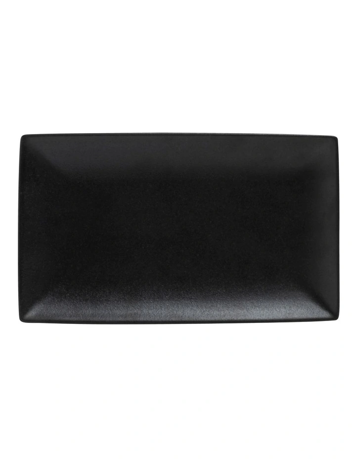 Caviar Rectangle Platter 27.5x16cm in Black image 1