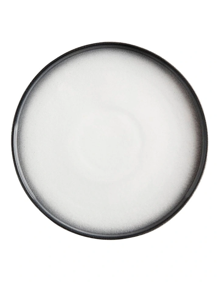 Caviar Granite High Rim Plate 26.5cm in Black/White image 1