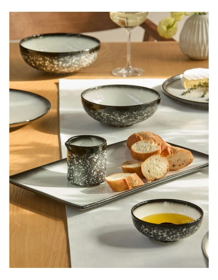 Caviar Granite Rectangle Platter in Black image 2