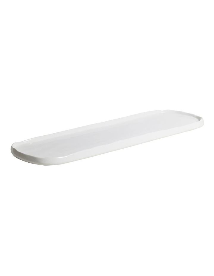 Make & Made Long Platter in White