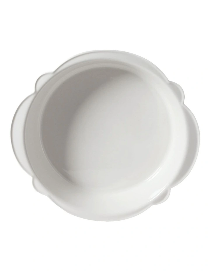 Frame Round Baking Tray 32 x 30 x 7cm in White image 3