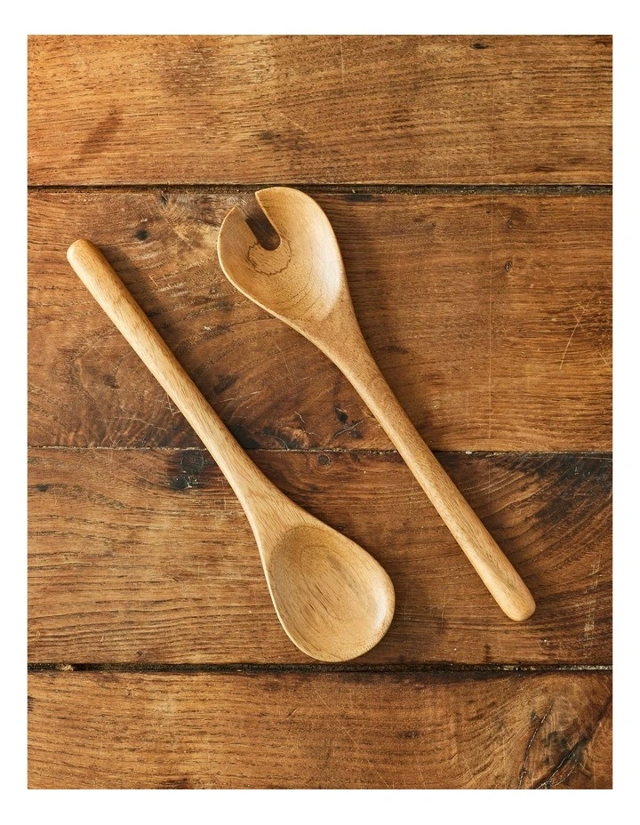 Big Love Serving Spoon Set of 2 in Brown image 2