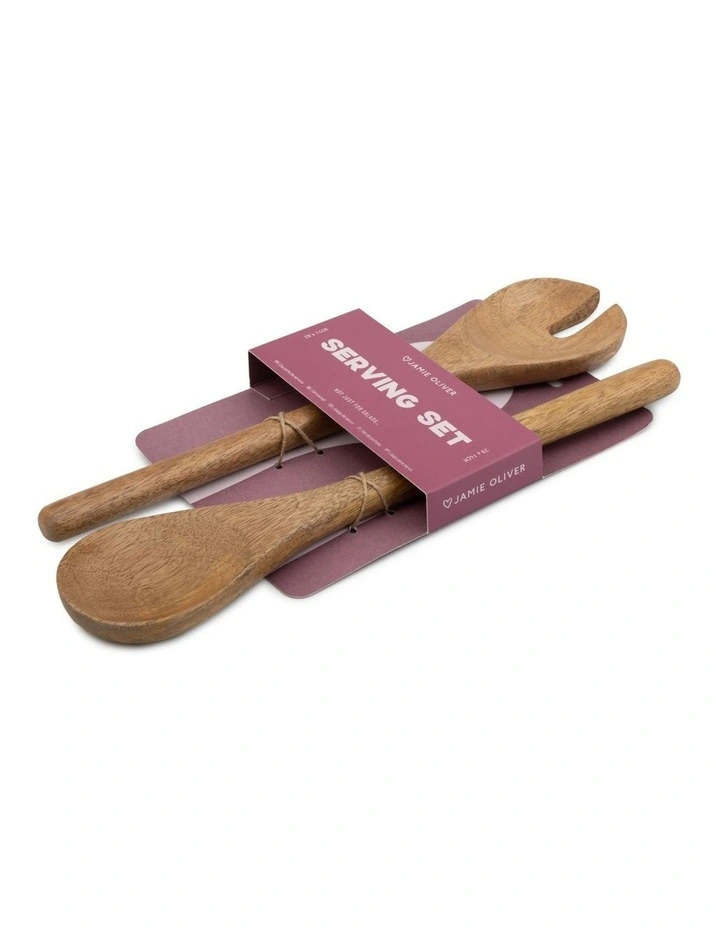 Big Love Serving Spoon Set of 2 in Brown image 6