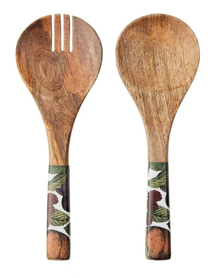 Orchard Salad Servers 9x24cm Set of 2 in Multi image 1