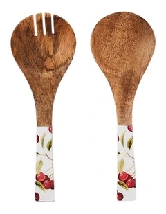 Cherry Salald Servers 9x24cm in Multi