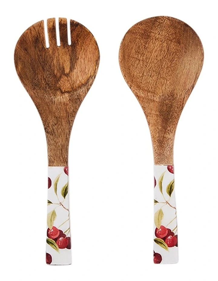 Cherry Salald Servers 9x24cm in Multi image 1
