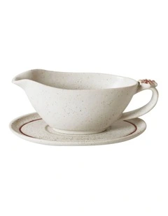 Noel Collection Gravy Boat & Saucer 250ml Snowflake