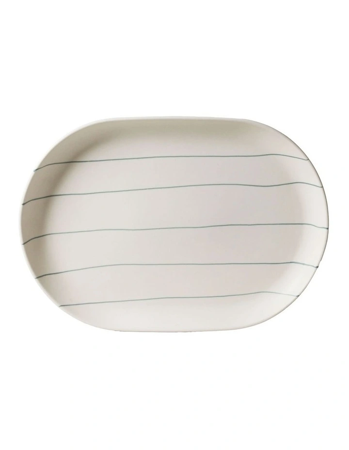 Coastal Junction Oval Tray Cream 38x26.5cm image 1