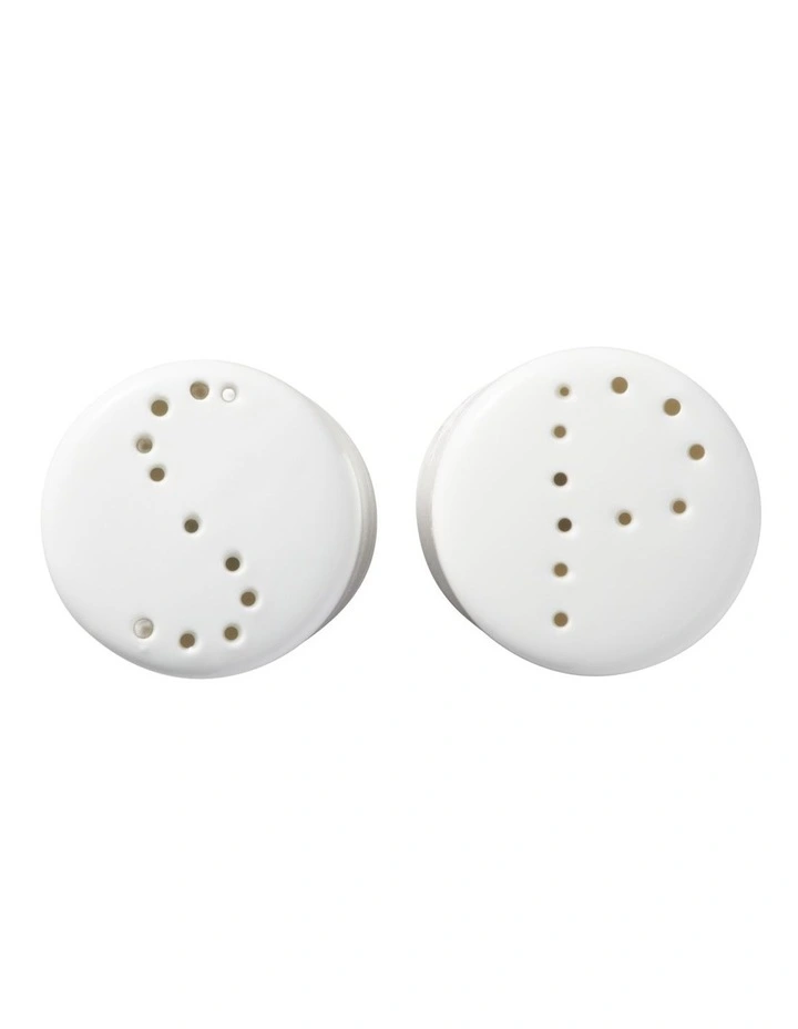White Basics Cylindrical Salt And Pepper in White image 3
