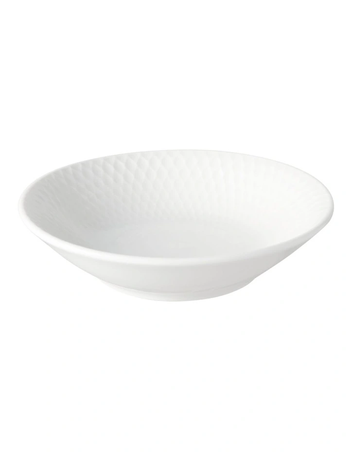 White Basics Diamonds Sauce Dish 10cm in White image 1