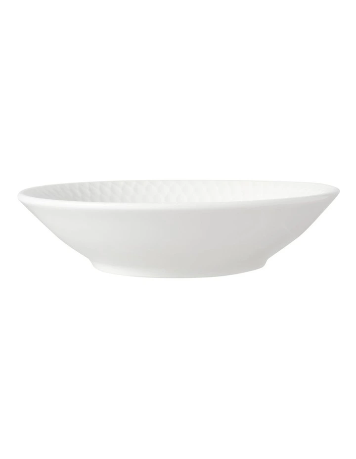 White Basics Diamonds Sauce Dish 10cm in White image 2
