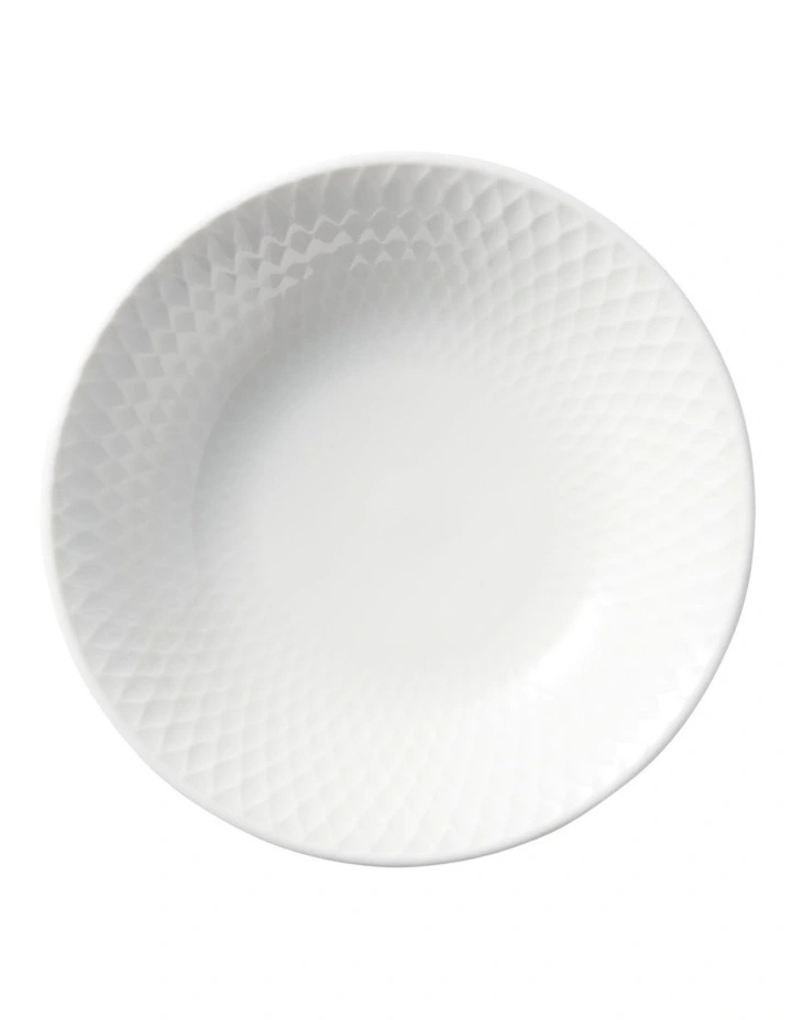White Basics Diamonds Sauce Dish 10cm in White image 3