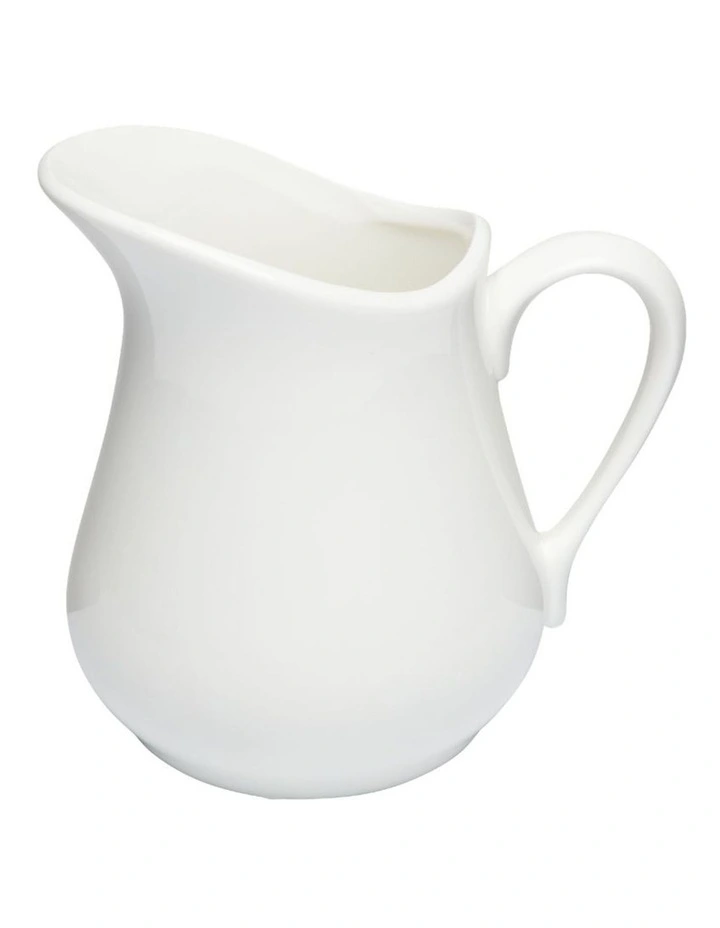 White Basics Milk Jug 110ml in White image 2