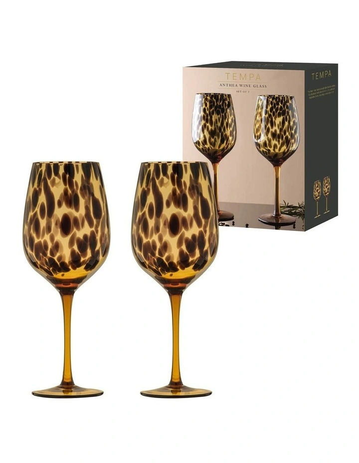 Anthea Wine Glass 2 Pack in Multi image 2