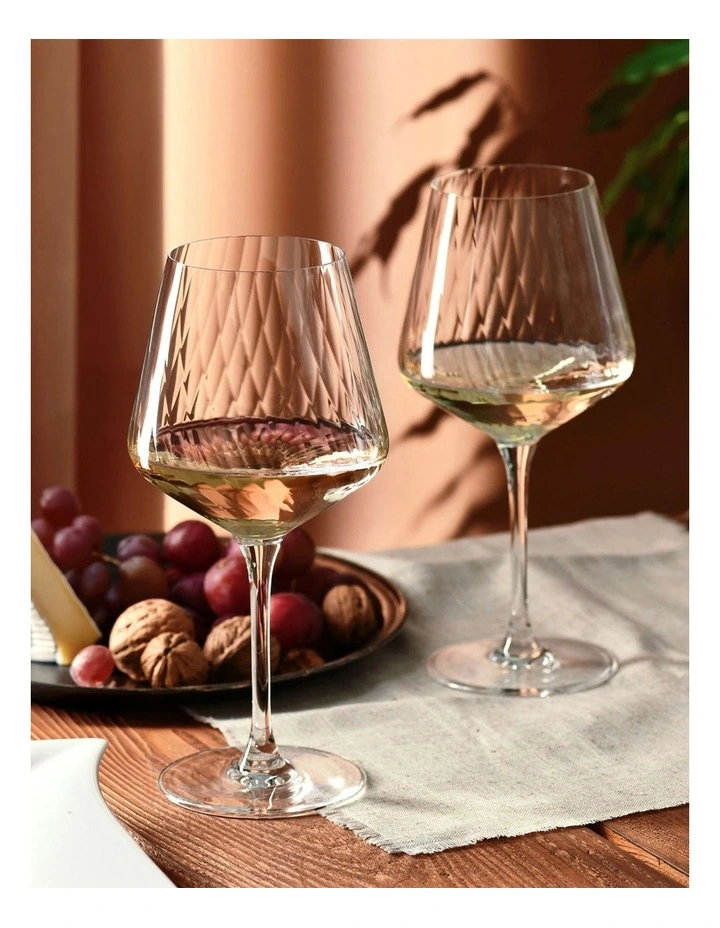 Avant Garde Lumi Wine Glass Set of 6 in Clear image 2