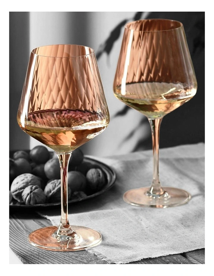 Avant Garde Lumi Wine Glass Set of 6 in Clear image 4