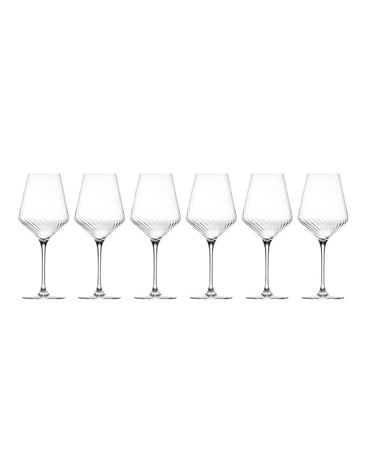 Avant Garde Lumi Wine Glass Set of 6 in Clear image 1