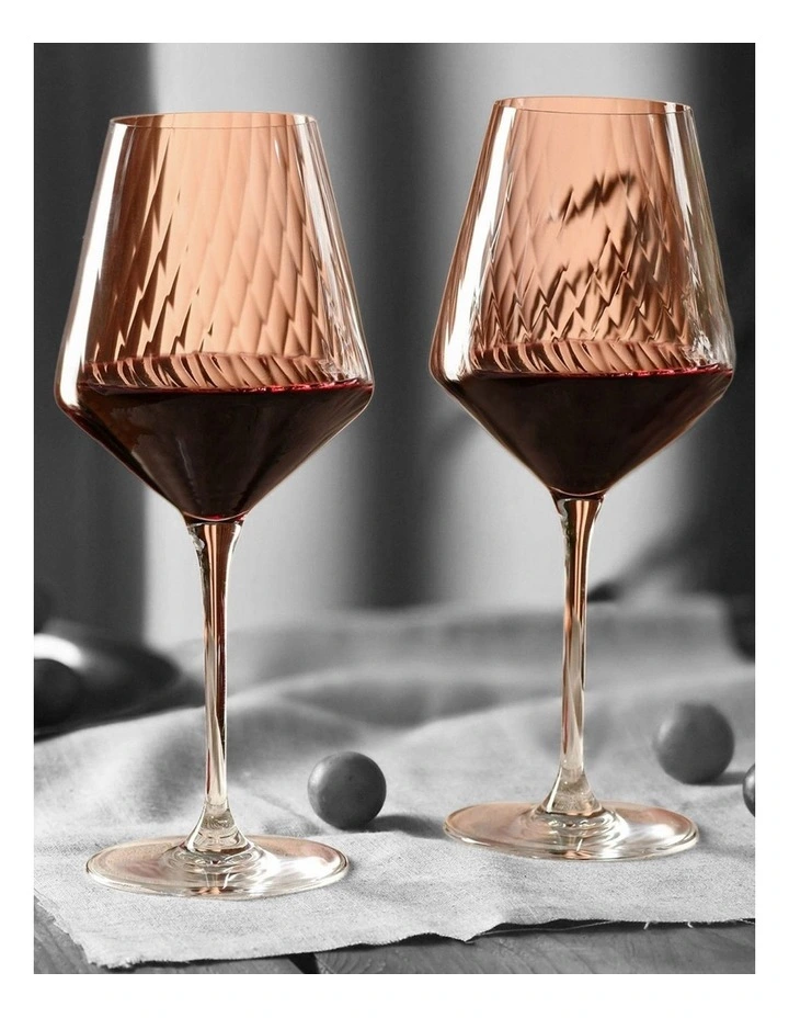 Avant Garde Lumi Wine Glass Set of 6 in Clear image 5