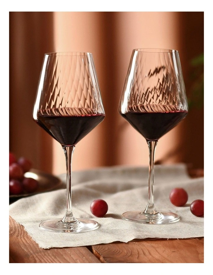 Avant Garde Lumi Wine Glass Set of 6 in Clear image 5