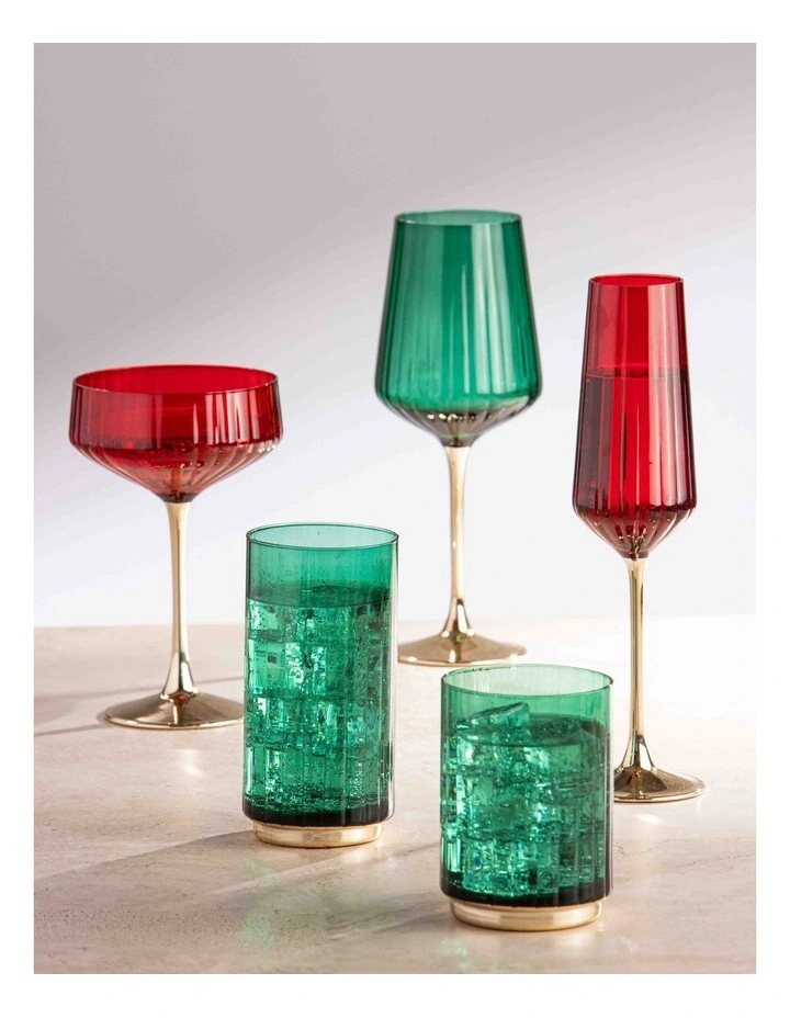 Valentina Wine Glass 2 Pack in Berry image 3