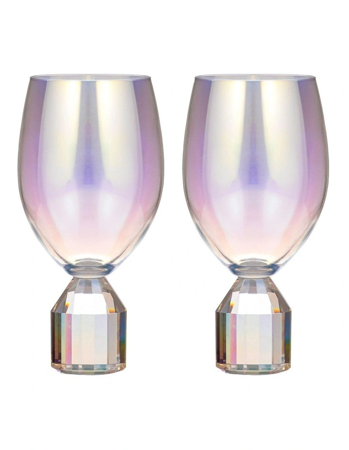 Ava Wine Glass 2 Pack in Multi image 1