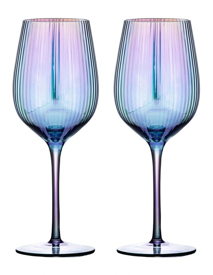 Thalia Pearl Wine Glass Pack Of 2 in Multi image 1