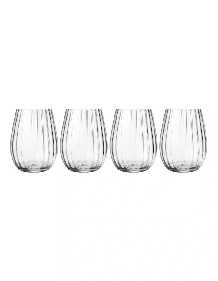 Giovana Stemless Glass 580ML Set of 4 Gift Boxed image 1
