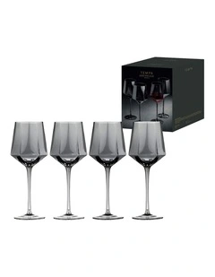 Jaxon Charcoal 4pk Wine Glass